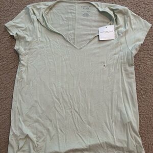 American Eagle Outfitters Mint Short Sleeve Tee